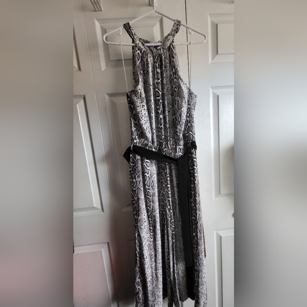 Snake Print Jumpsuit NWT